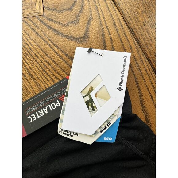 Black Diamond Women's Coefficient Lt Bottom Pants Black Size Medium Slim Fit - Picture 3 of 7